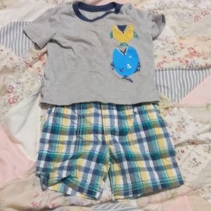 Boys 24M Fish Outfit